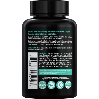 Palmitoylethanolamide (PEA), 400mg, 90 Cápsulas, Everyday Nutrition