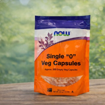 Cápsulas Vegetais Vazias, 300 Cápsulas, Now