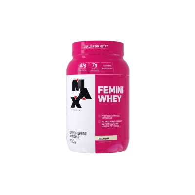 Femini Whey, Com Colágeno, 900g, Max Titanium