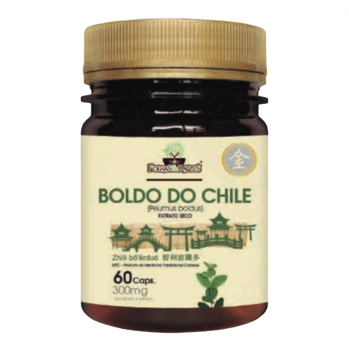 Boldo do Chile, Extrato Seco, 60 Cápsulas, Folhas e Raizes