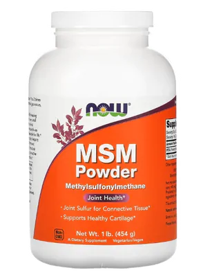 MSM em pó, 454g, Now