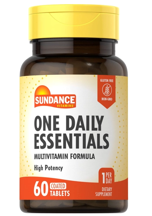 One Daily Essentials, Multivitamínico Diário para Adultos, 60 Comprimidos, Sundance