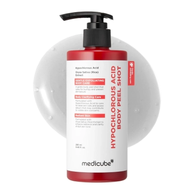 Body Peel Shot, Esfoliante Corporal Coreano, Pele Lisa, Renovada e Uniforme, 280ml, Medicube