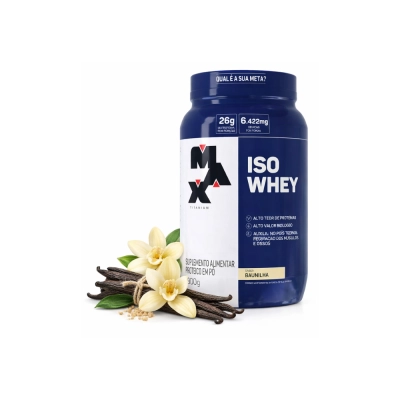 Whey Protein Isolado, Iso Whey 900g, Max Titanium 