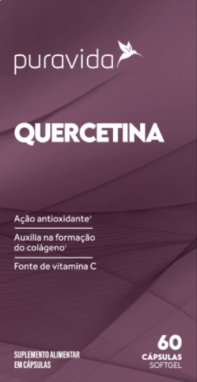 Quercetina, 60 Cápsulas, PuraVida