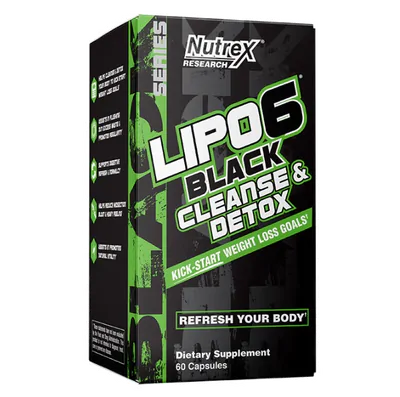Lipo 6 Black, Limpeza e Desintoxicação, 60 Cápsulas, Nutrex