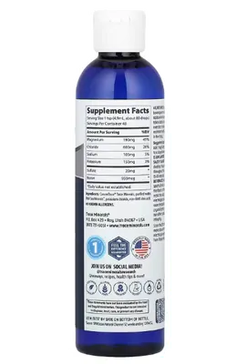 TM Sport, 40.000 Volts, Concentrado de eletrólitos, 237 ml, Trace Minerals