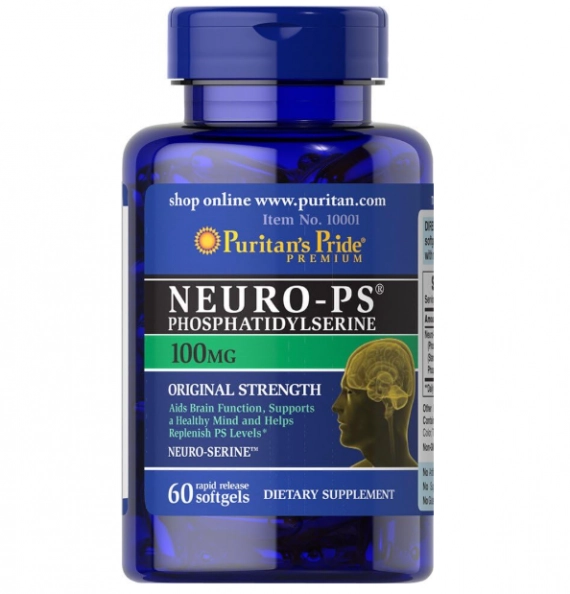 Neuro Ps, Fosfatidilserina 100mg, 60 Softgels, Puritan's Pride