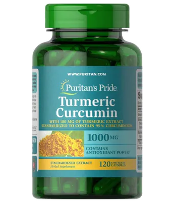 Turmeric Cúrcuma, 1000mg, 120 Cápsulas, Puritan's Pride