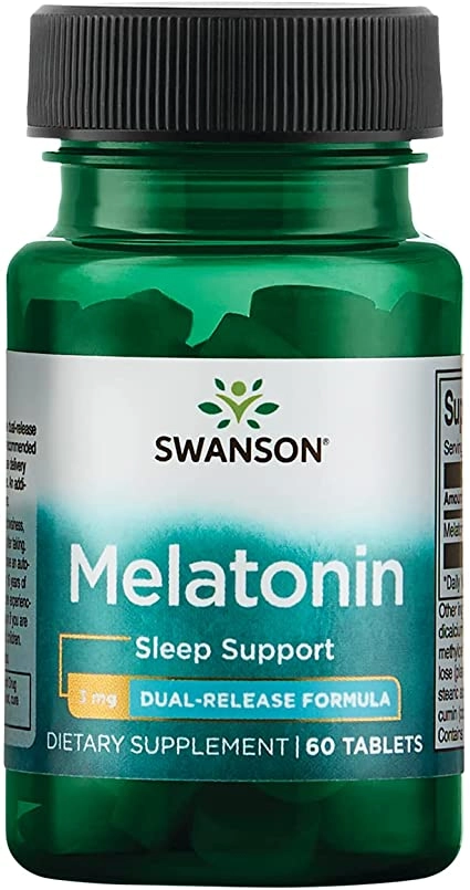 Melatonina 3mg, 60 cápsulas, Swanson
