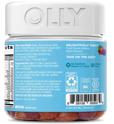 Multivitamínico e Probiótico Kids, 70 Gomas, OLLY