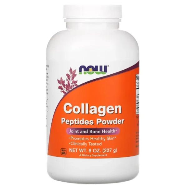 Peptídeos de Colágeno em Pó, 227 g (8 oz), Now