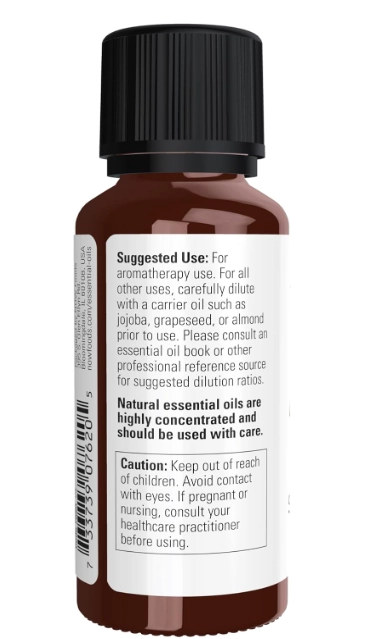 Óleos Essenciais, Aromaterapia com Fragrâncias Variadas. 30ml, Now