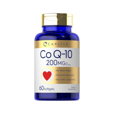 CoQ-10, 200mg, 60 Softgels, Carlyle