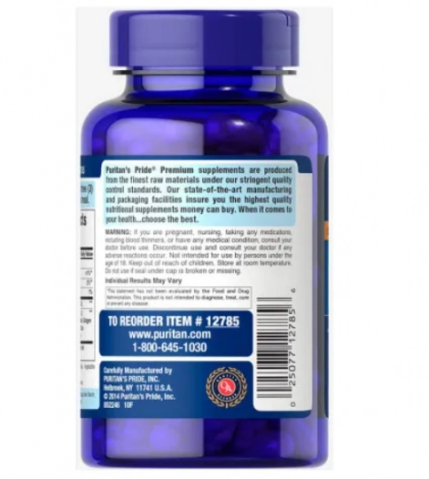 Força Dupla Glucosamina, Condroitina com MSM Joint Soother, 60 capsulas, Puritans Pride