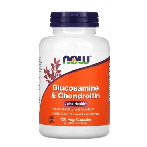 Glucosamina e Condroitina, 120 Cápsulas, Now