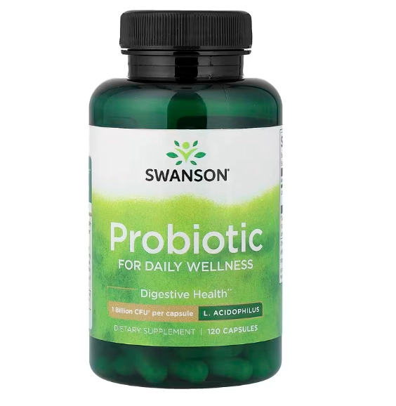 Probiótico 1 bilhão de UFC, 120 Cápsulas, Swanson