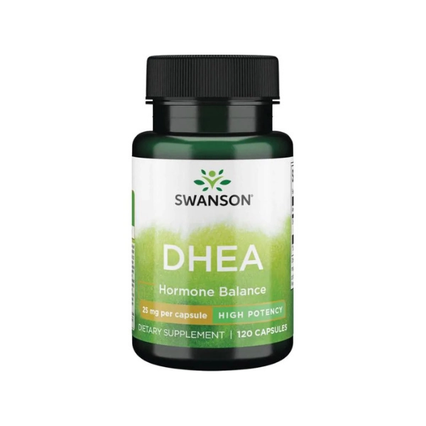 DHEA 25mg, 120 Cápsulas, Swanson