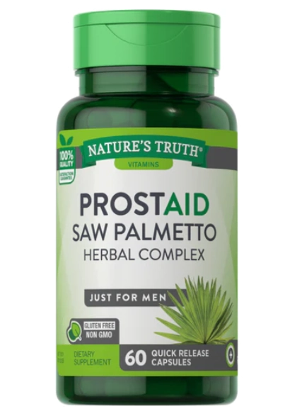 ProstAid, Saúde da próstata, 60 cápsulas, Nature's Truth