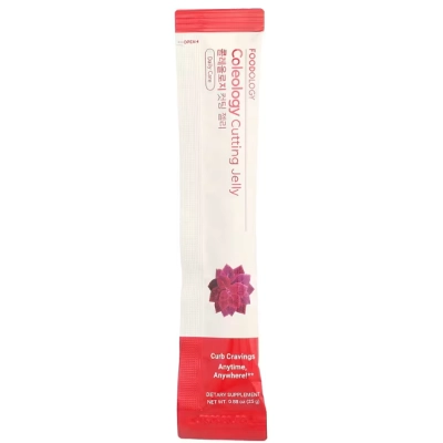 Alimento Funcional, Coleology Geleia para Corte, 10 Sachês, 25g cada, Foodology