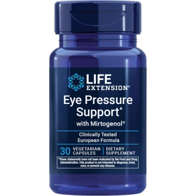 Suporte à Pressão Ocular com Mirtogenol, 30 Cápsulas , Life Extension