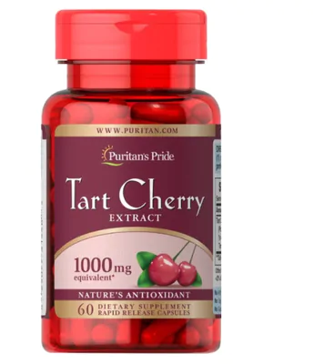 Tart Cherry,  Extrato de Cereja Tart, 60 Cápsulas, Puritan's Pride