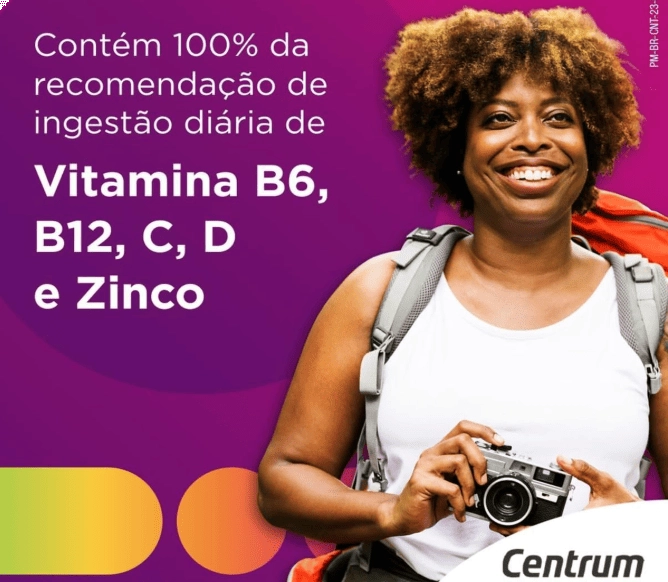 Multivitamínico Centrum Mulher, 150 comprimidos, Formula Nacional