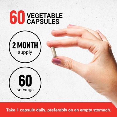 Indole-3-Carbinol 200mg, 60 Cápsulas Vegetais,  Force Factor