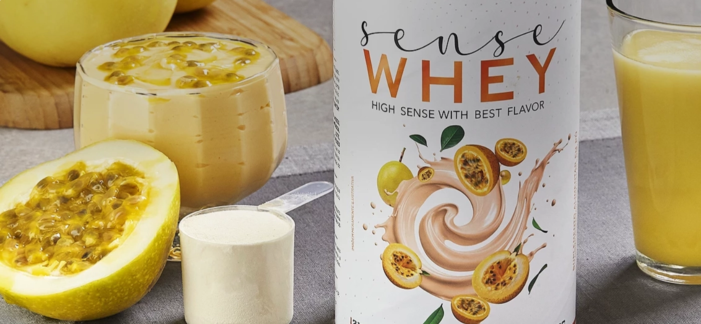 Sense Whey Performance Series, Sabor Mousse de Maracujá, 450g, Lauton Nutrition