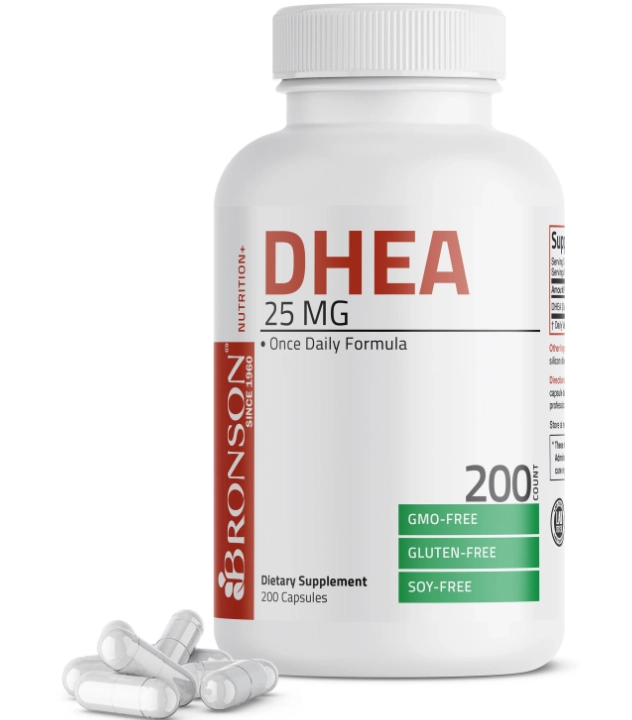 DHEA 25mg, 200 Cápsulas, Bronson