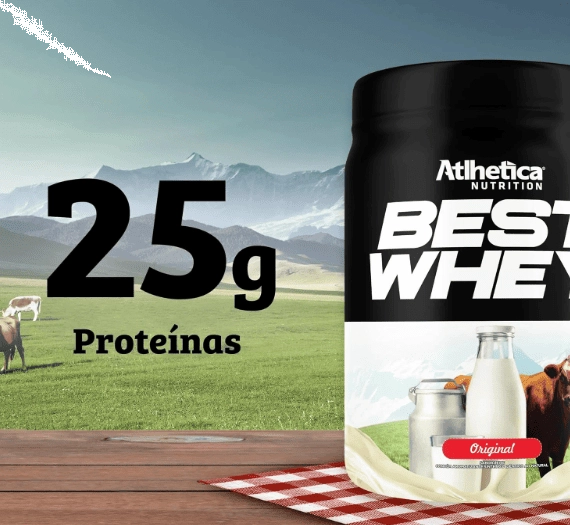 Best Whey, 900g, Sabor Original, Atlhetica Nutrition