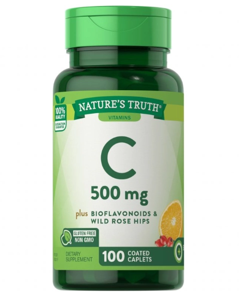 Vitamina C, 500mg, 100 cápsulas, Nature's Truth