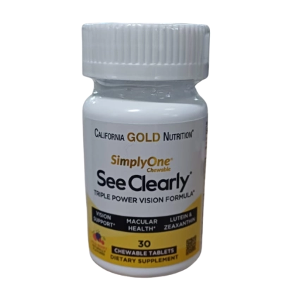Sea Clear Triple Power Vision, 30 Pastilhas Mastigáveis, California Gold Nutrition