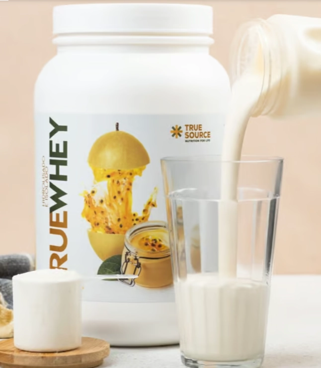 True Whey, Hidrolisado e Isolado, 837g, Sabor Mousse de Maracujá, True Source