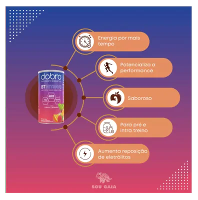 BT 400 Nitrato, Sabor Limão e Gengibre, Com Cafeína, 450g, Dobro