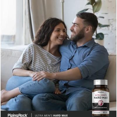 Hard Max ultra para homens, 60 Cápsulas, PipingRock