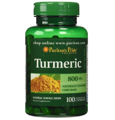 Turmeric Curcumin, Cúrcuma, 800mg,100 cápsulas, Puritan's Pride