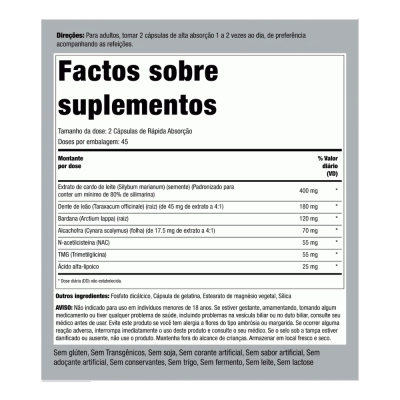 Liver Care Limpeza De Fígado, 90 Cápsulas, Piping Rock