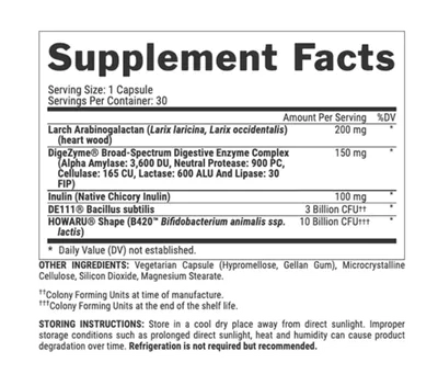 Lipo 6 Black Probiotic, 30 Cápsulas, Nutrex