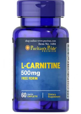 L-Carnitina 500mg, 60 Capsulas, Puritan's Pride