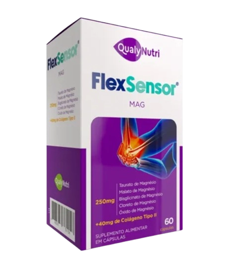Flex Sensor Mag, 60 Cápsulas, QualyNutri
