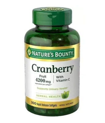 Cranberry, 4200mg, 300 Cápsulas, Natures Bounty