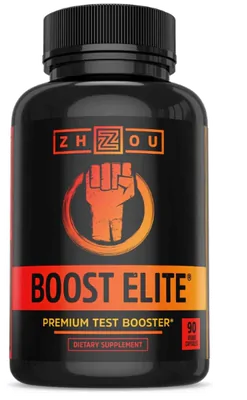 Boost Elite, Aumento dos níveis de testosterona, Caltrop, feno-grego, Ioimbina, maca e Eurycoma Longifolia, 90 cápsulas,