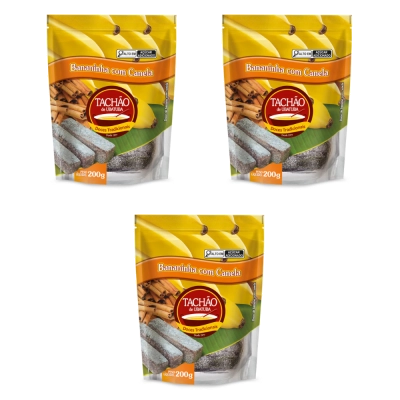 Bananinha Artesanal, 3 Unidades, Sabores, Tachão Ubatuba