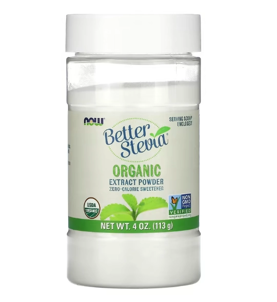 Better Stevia, Extrato Orgânico em Pó, 113g, Now
