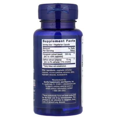 Womens Health,  Saúde da Mulher, Saúde Sexual Feminina, 60 Cápsulas, Life Extension