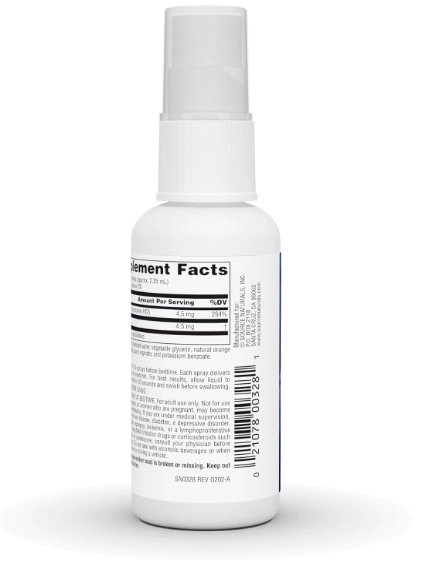 Melatonina NutraSpray  1.5mg, Sabor Laranja, 59.14ml, Source Naturals