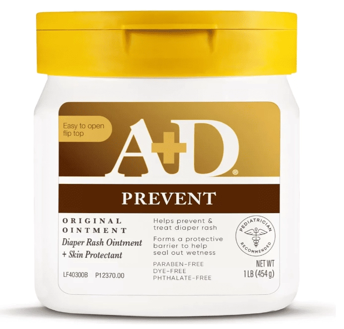 A+D Prevent, Protetor Hipoalergênico para Assaduras, 454g, Ajuda a Tratar e Prevenir assaduras, Bayer