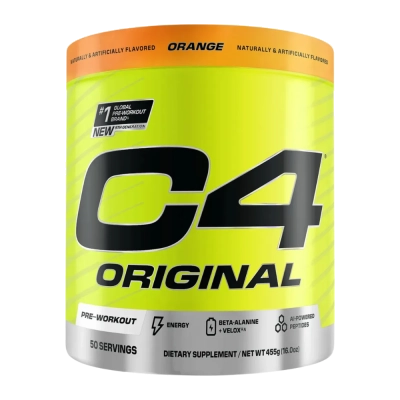 C4 Pre Workout Original, Energia, Foco e Pump no Treino, Alta Performance, 50 Doses, Cellucor
