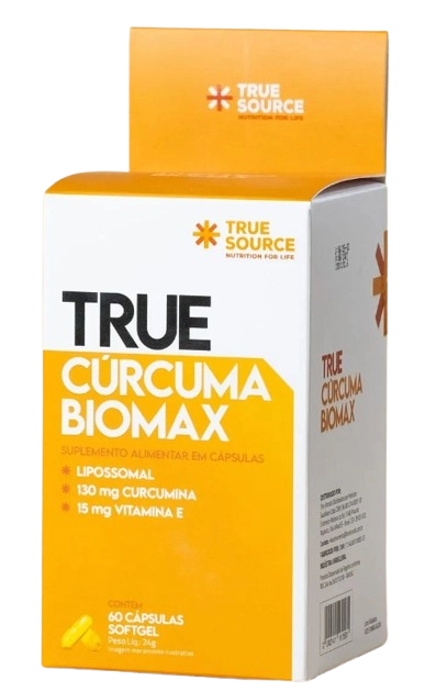 True Cúrcuma Biomax Lipossomal, 60 Cápsulas, True Source